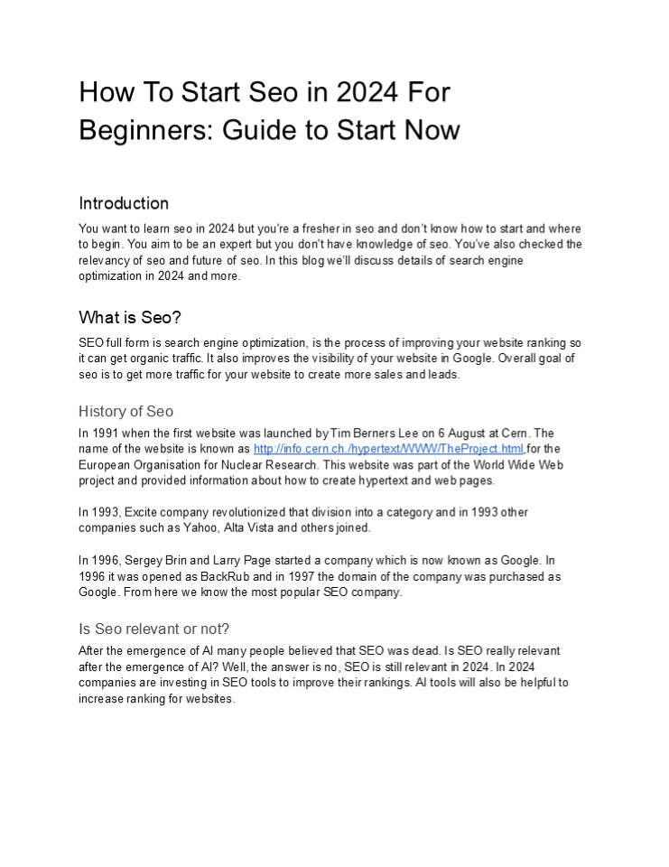 PPT – How To Start Seo in 2024 For Beginners: Guide to Start Now ...