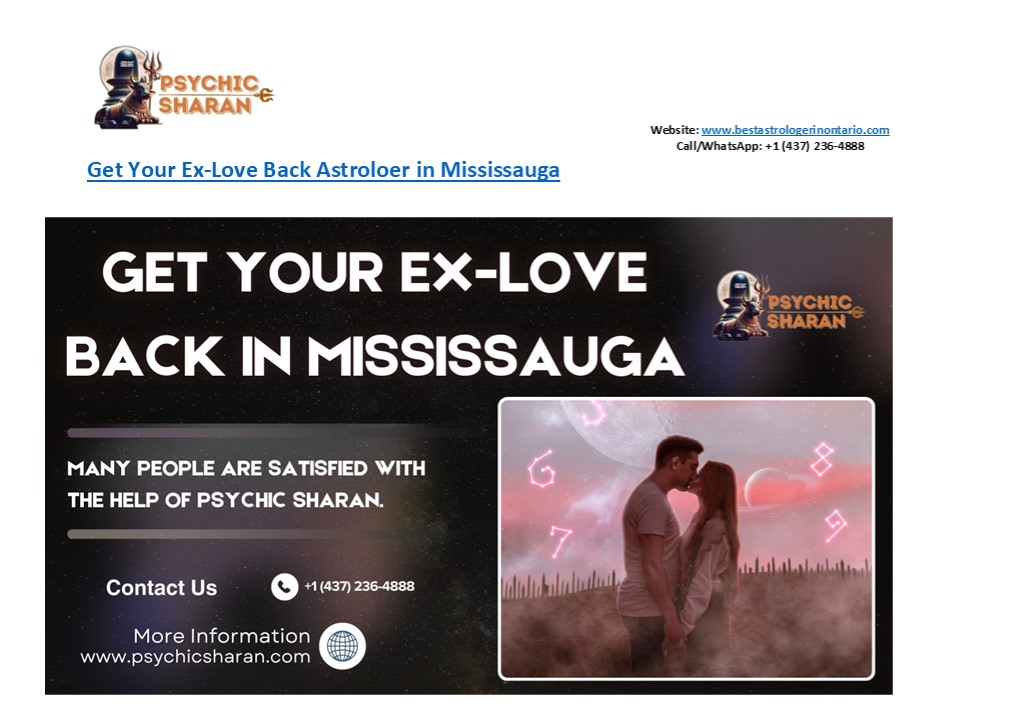 Get Your Ex-Love Back Astroloer in Mississauga