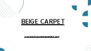 Beige Carpet