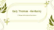 Gary Thomas (Kentucky) - A Forward-Thinking Planner (1)