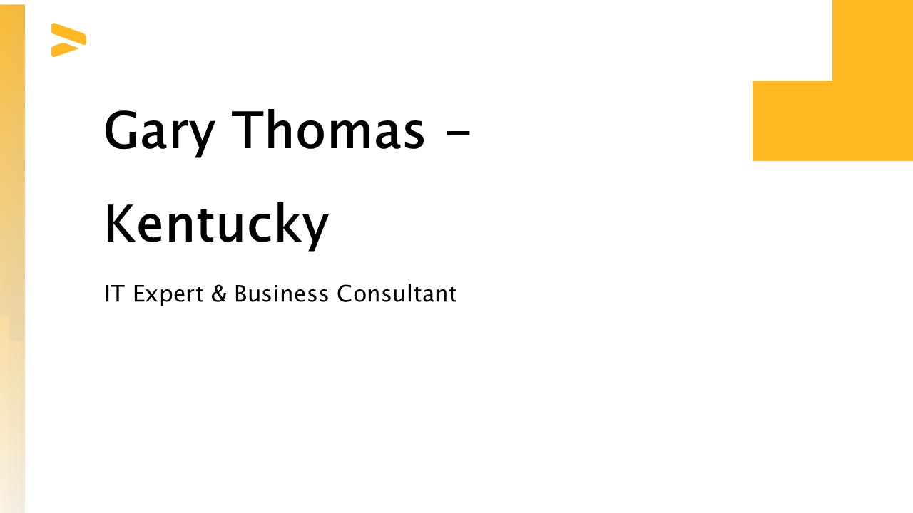 Gary Thomas (Kentucky) - An Inspirational Catalyst (1)