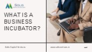 What is a Business Incubator