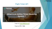 Flight Ticket API