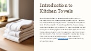 Towels for Kitchen