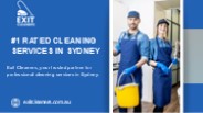 Professional cleaning services in Sydney