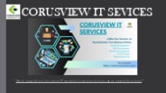 Corusview IT Services blog writing
