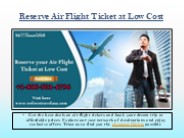 Lowest Flight Fare Deals