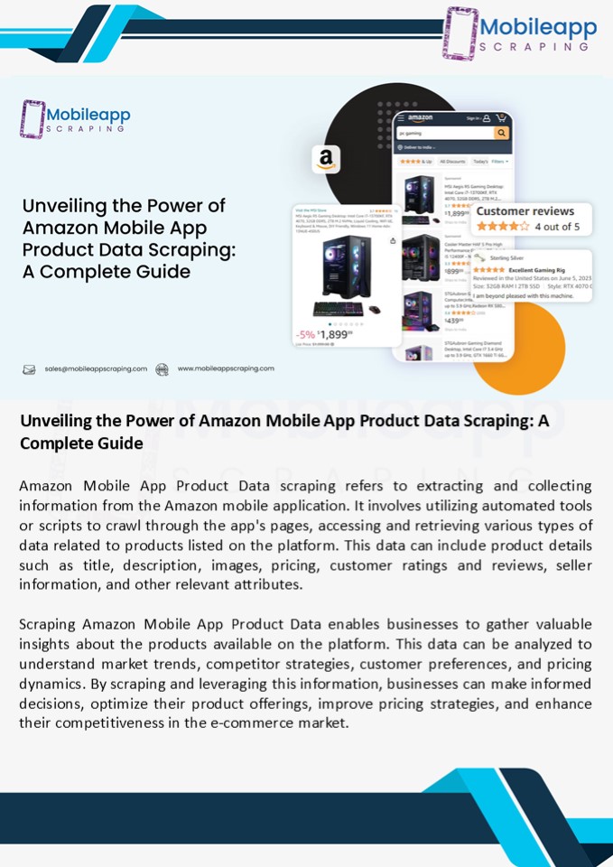 PPT – Unveiling the Power of Amazon Mobile App Product Data Scraping: A ...