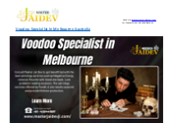 Voodoo Specialist in Melbourne Australia