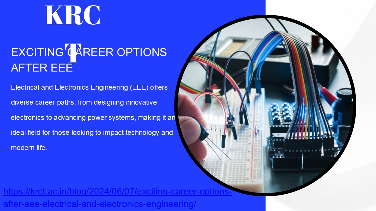 Exciting Career options after EEE (Electrical and Electronics Engineering)