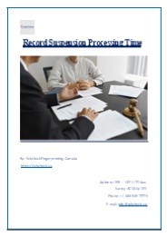 Record Suspension Processing Time
