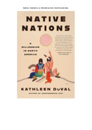(DOWNLOAD) Native Nations: A Millennium in North America