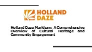 Holland Daze Markham