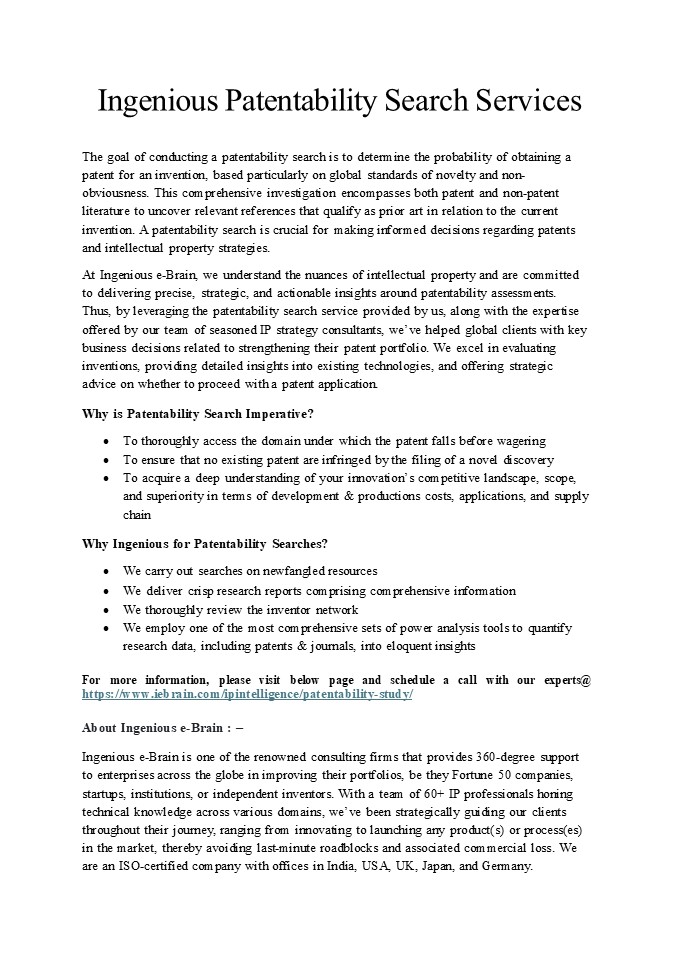 Patentability Search (3)