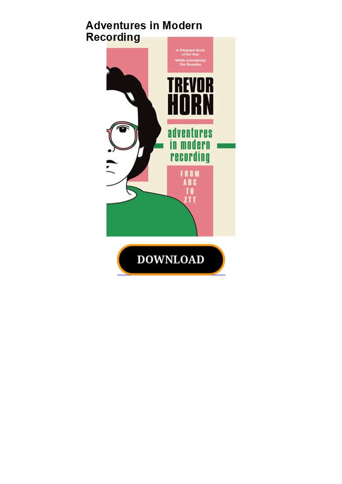 READ Adventures in Modern Recording