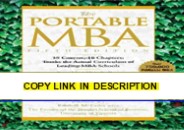 PDF The Portable MBA (PDF)
