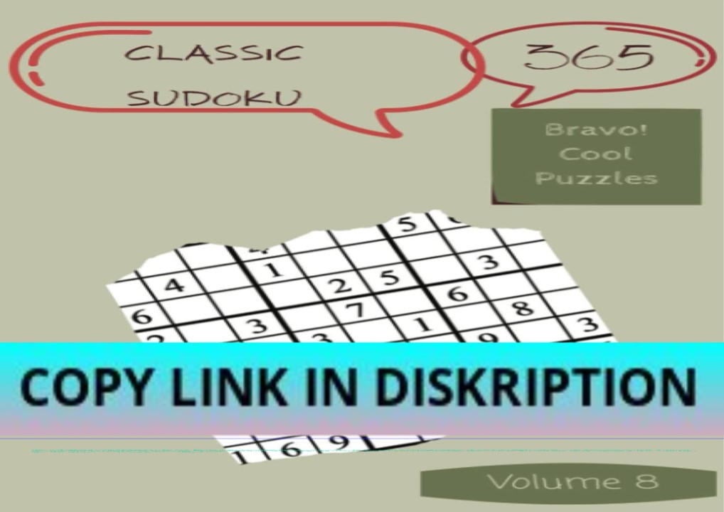 EPUB DOWNLOAD Bravo! 365 Cool Classic Sudoku Puzzles Volume