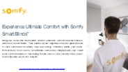 Experience Ultimate Comfort with Somfy Smart Blinds"
