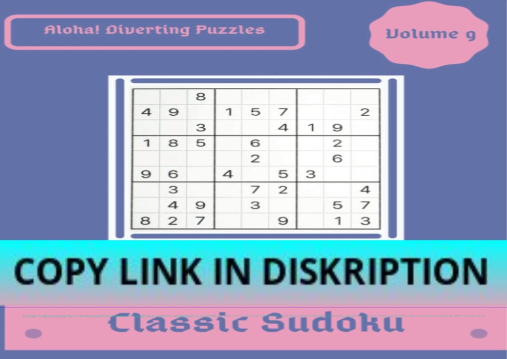PDF KINDLE DOWNLOAD Aloha! 555 Diverting Classic Sudoku Puzz