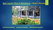Best Luxury Stay in Ranakpur - Kings Abode