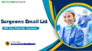 What Are Surgeons Email Lists?
