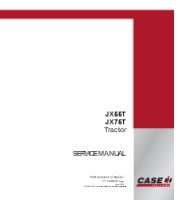 CASE IH JX55T TIER 3 engine, 4WD tractor Service Repair Manual Instant Download