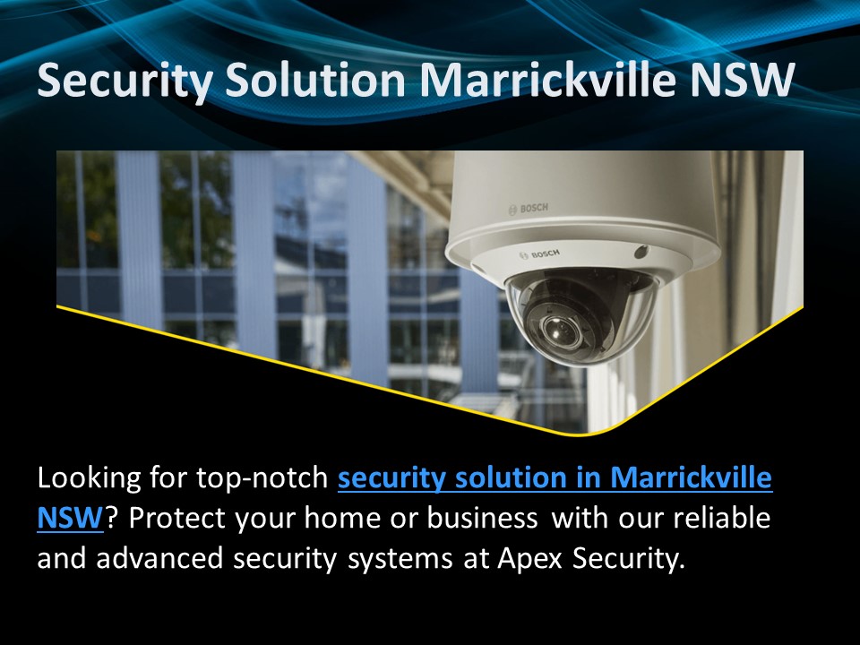 Security Solution Marrickville NSW
