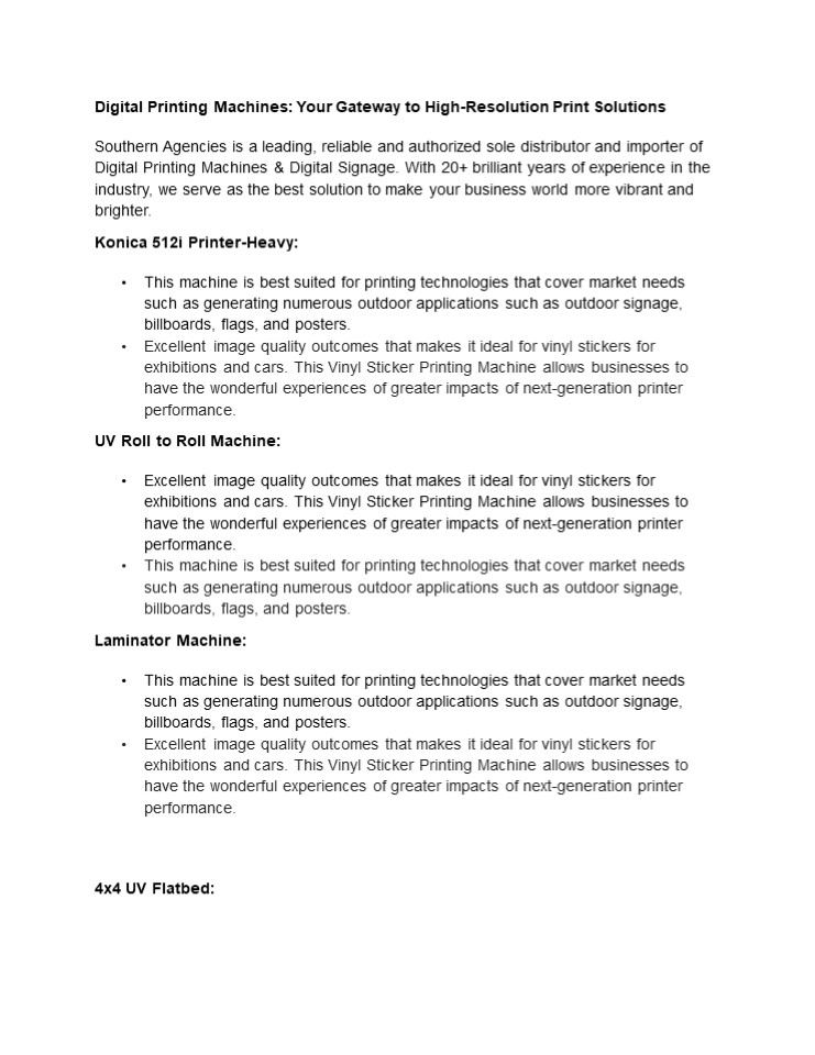 Digital Printing Machines: Your Gateway to High-Resolution Print Solutions