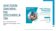 Anal Fistula Operation: Key Information & Tips