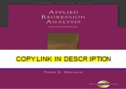 PDF_ Applied Regression Analysis: A Second Course in Business and Economic PDF
