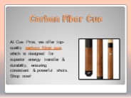 Carbon Fiber Cue