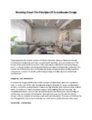 Breaking Down The Principles Of Scandinavian Design