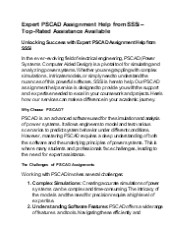 Expert PSCAD Assignment Help from SSSi Top-Rated Assistance Available