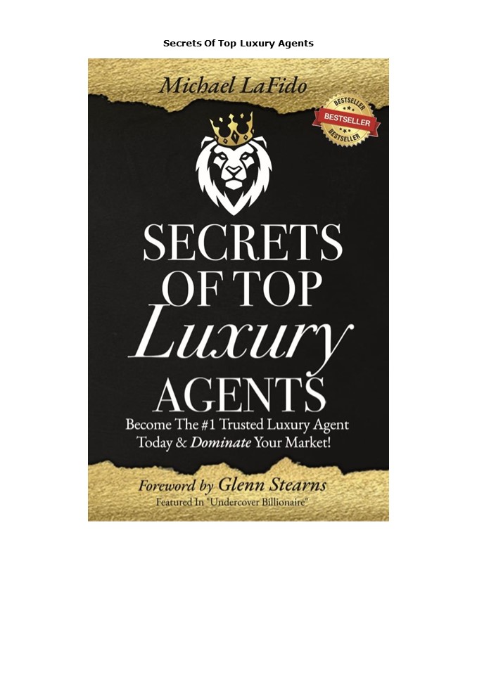 [READ DOWNLOAD] Secrets Of Top Luxury Agents