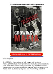 Download The President Street Boys: Growing Up Mafia