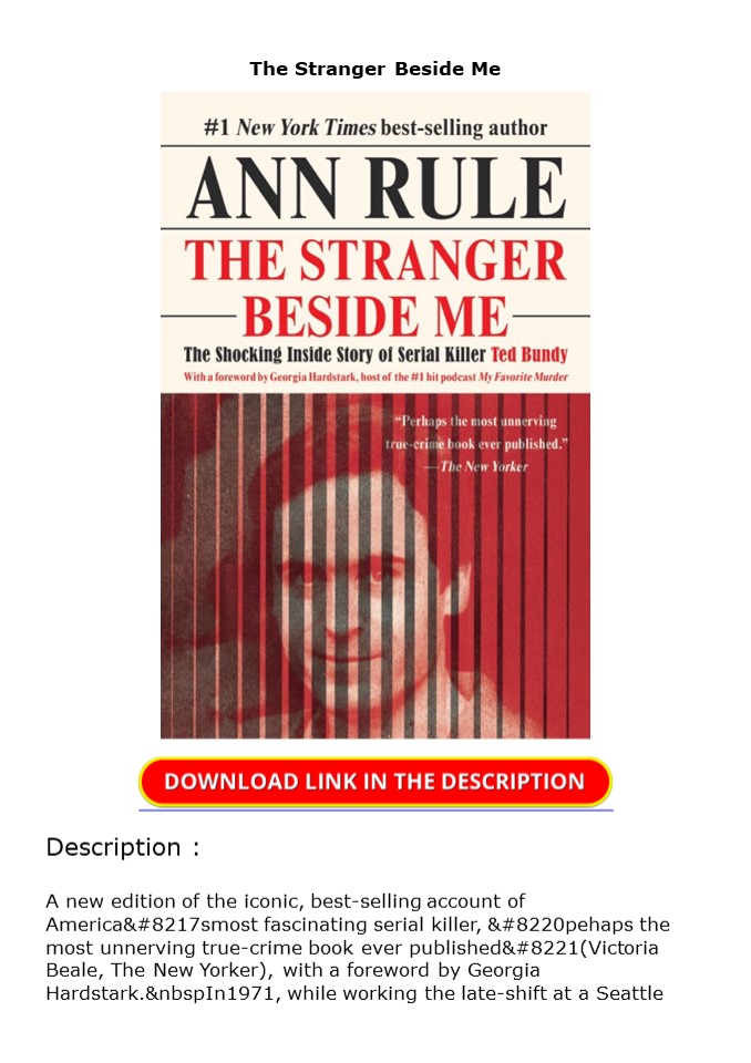 PDF The Stranger Beside Me
