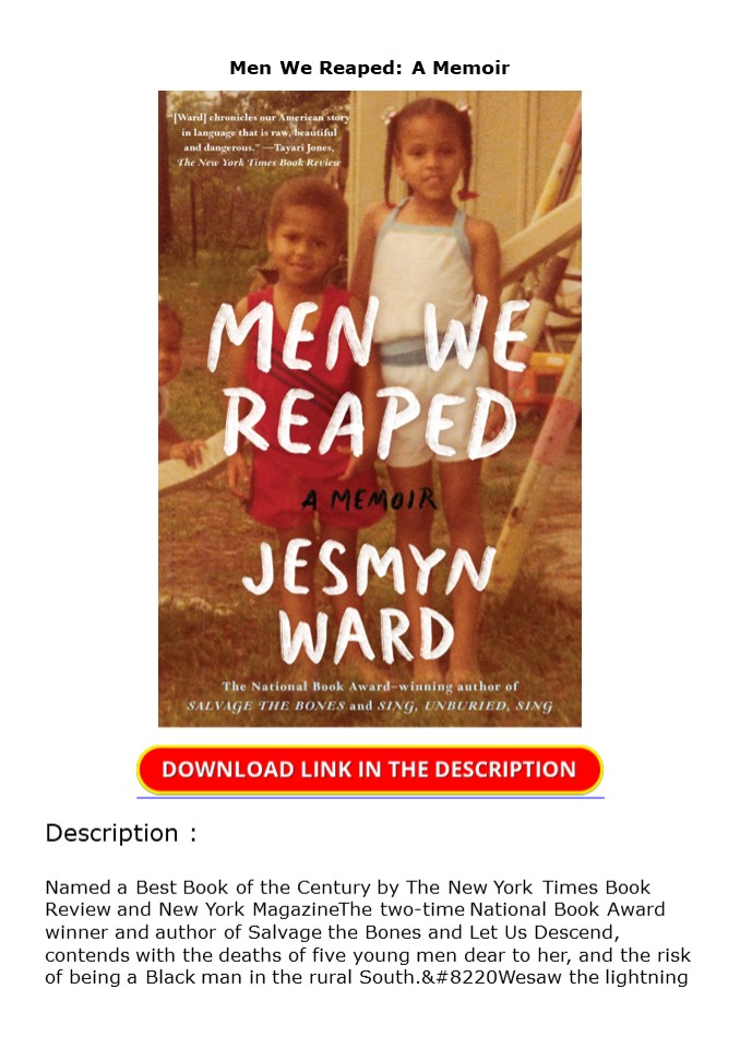 PDF Men We Reaped: A Memoir