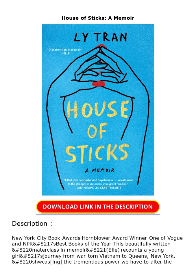 Download House of Sticks: A Memoir