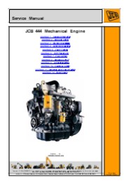 JCB 444 Mechanical Engine Service Repair Manual Instant Download