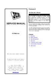 JCB SD70, SD80 Axle Service Repair Manual Instant Download
