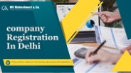 Company Registration In Delhi - MC Maheshwari
