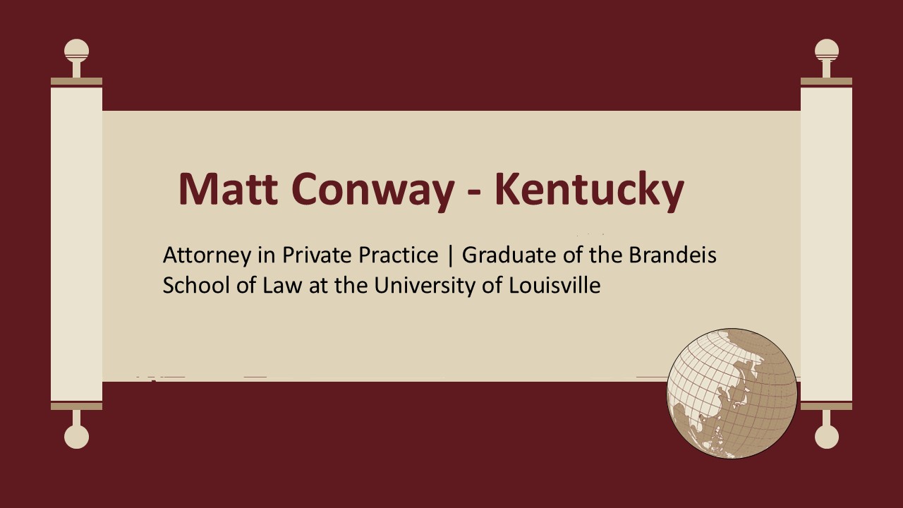 Matt Conway - An Inspirational Catalyst - Louisville, Kentucky