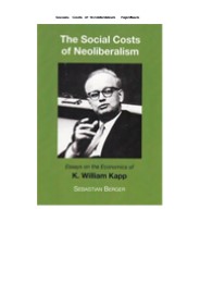 ❤️[READ]✔️ Socials Costs of Neoliberalism     Paperback