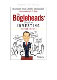 download⚡️ The Bogleheads' Guide to Investing