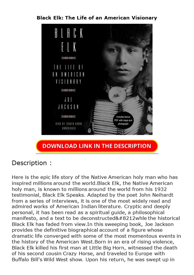 Download Black Elk: The Life of an American Visionary