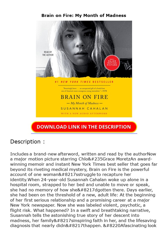 Download Brain on Fire: My Month of Madness