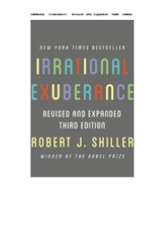 READ [PDF] Irrational Exuberance: Revised and Expanded Third Edition