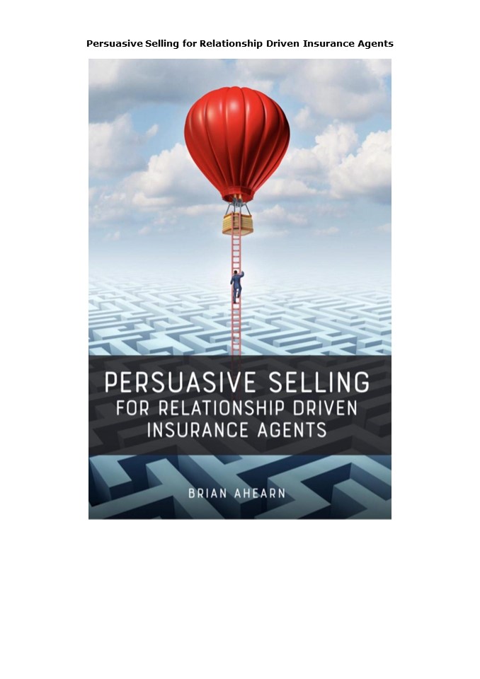 Download [PDF] Persuasive Selling for Relationship Driven Insurance Agents