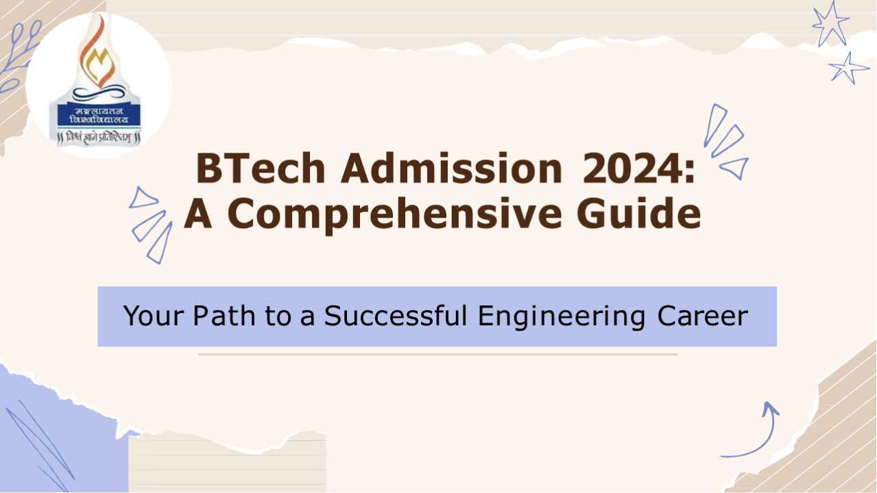 Bachelor of Technology Admission Tips 2024-25