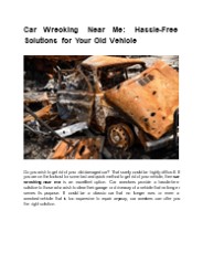 Brisbane Car Wreckers